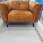 Prachtige cognac kleurige fauteuil., Huis en Inrichting, Ophalen, Eenpersoons, 75 tot 100 cm, Zo goed als nieuw