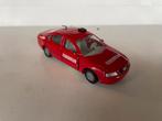 model Audi A6 brandweer piketwagen, rood, Siku 1/50 bespeeld, Ophalen of Verzenden, Gebruikt, Auto, SIKU