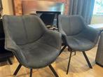 Eetkamerstoelen antraciet SHOWROOM MODELLEN, Ophalen, Twee, Zo goed als nieuw, Modern