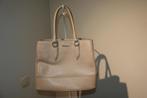 Max Mara licht beige leren handtas hardware merk erop, Handtas, Beige, Gebruikt, Verzenden