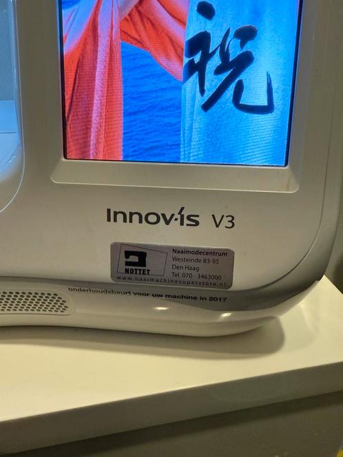 Brother innovis V3 borduurmachine COMPLEET, Hobby en Vrije tijd, Borduren en Borduurmachines, Gebruikt, Borduurmachine, Machineborduren