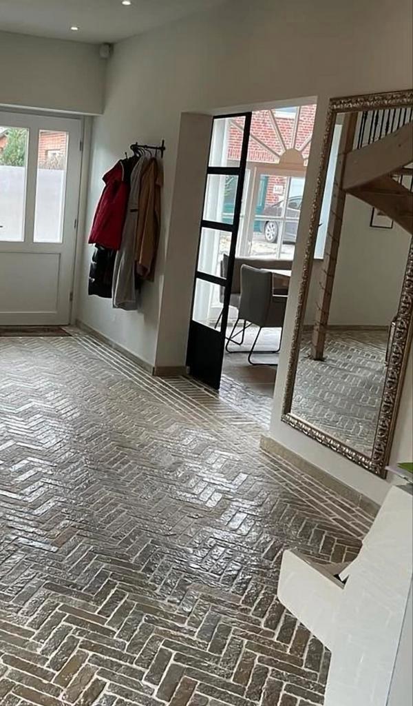 UNIEKE VLOER BRICKS WAALTJES HANDVEROUDERD! NATUURSTEEN, Huis en Inrichting, Stoffering | Vloerbedekking, Nieuw, minder dan 10 m²