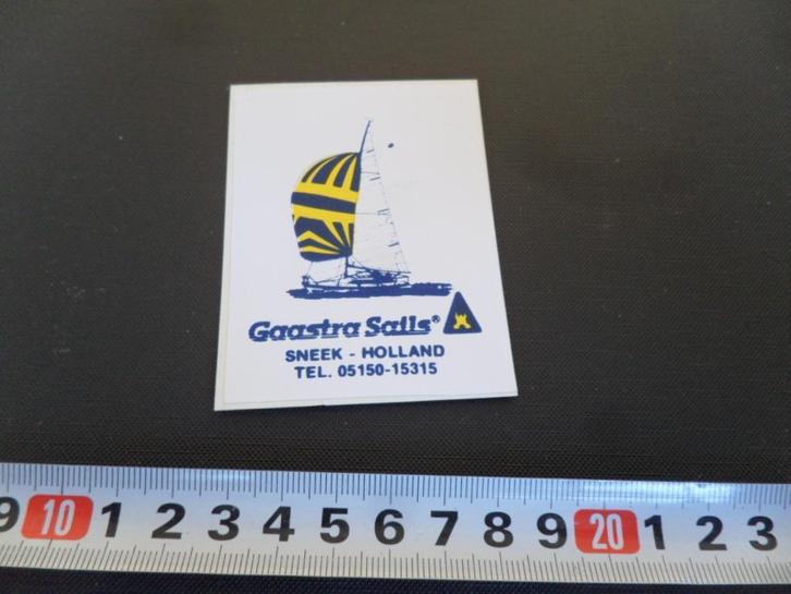 sticker sneek gaastra sails - zeilen, Verzamelen, Stickers, Zo goed als nieuw, Ophalen