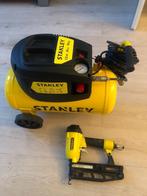 Stanley spijkerpistool + Compressor (ZGAN), Doe-het-zelf en Verbouw, Gereedschap | Handgereedschap, Ophalen of Verzenden, Zo goed als nieuw