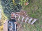Oude houten schilders trap., Doe-het-zelf en Verbouw, Ladders en Trappen, Ophalen of Verzenden, Gebruikt, Minder dan 2 meter
