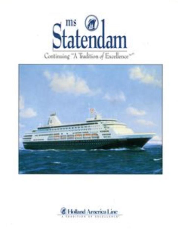 Payne - m.s. Statendam, Verzamelen, Scheepvaart, Zo goed als nieuw, Boek of Tijdschrift, Ophalen