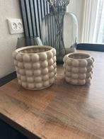 2x nieuwe keramische h&m bloempot /plantenpot, Huis en Inrichting, Wit, Aardewerk of Porselein, Nieuw, Ophalen of Verzenden