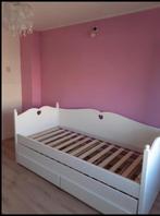 Bed, Huis en Inrichting, Slaapkamer | Bedden, Ophalen, 90 cm, Wit, Tweepersoons