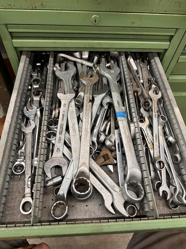 Gereedschap: Ring-Steek en Ratel Sleutels - GEDORE/VANADIUM, Doe-het-zelf en Verbouw, Gereedschap | Handgereedschap, Gebruikt