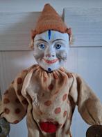 Antieke Clown met werkend mechanisme Frankrijk Clown, Ophalen of Verzenden