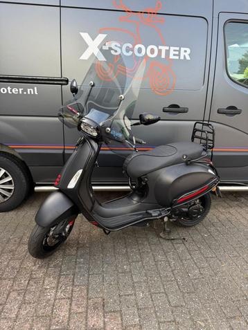 Vespa Sprint 50 2022 |Blauw kenteken 25km/h | Matt zwart  beschikbaar voor biedingen