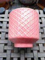 Roze Aardewerk Bloemvaas, Gebruikt, Rond, Aardewerk, Tuin