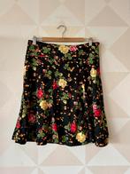 King Louie Swing Skirt rok zwart roos M/38 zgan, Kleding | Dames, Rokken, Maat 38/40 (M), Zwart, Ophalen of Verzenden, Zo goed als nieuw