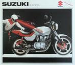 Folder SUZUKI Katana GSX400/ GS550/ GS650 07/1981, Motoren, Ophalen of Verzenden, Suzuki