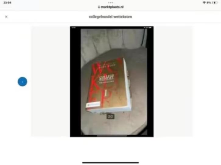 collegebundel wetteksten, Ophalen of Verzenden, Beta