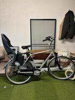 Batavus Herenfiets met Kinderzitje, Ophalen, Achterzitje, 9 t/m 18 kg, Gebruikt