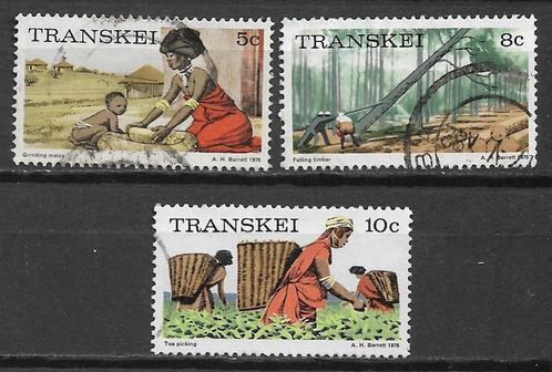 Transkei Zuid Afrika 1976 Def serie landbouw tanding 14, Postzegels en Munten, Postzegels | Afrika, Gestempeld, Zuid-Afrika, Verzenden