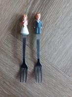 Nieuwe gebaksvorkjes bruidspaar, Ophalen of Verzenden, Nieuw