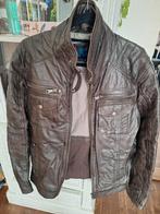 Zeer nette echte leren jas maat M!, Kleding | Heren, Jassen | Winter, Ophalen, Zo goed als nieuw, Maat 48/50 (M), Bruin