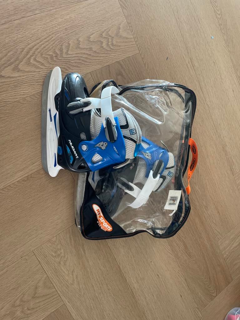 Kinderschaatsen verstelbaar maat 30-33, Sport en Fitness, Schaatsen, Ophalen, Gebruikt, IJshockeyschaatsen, Nijdam