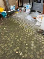 Terrastegels 10x10 - Grijze stenen, Tuin en Terras, Tegels en Klinkers, Ophalen of Verzenden, Gebruikt, Beton, Terrastegels