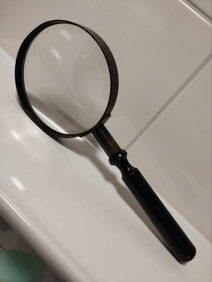 Antiek Engels vergrootglas, Hobby en Vrije tijd, Vergrootglazen, Loepen en Loeplampen, Vergrootglas of Loep, Ophalen of Verzenden