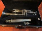 Bes trompet Getzen Capri, verzilverd, Muziek en Instrumenten, Blaasinstrumenten | Trompetten, Gebruikt, Ophalen