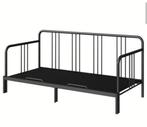 Ikea FYRESDAL slaapbank/bed, Huis en Inrichting, Zwart, Tweepersoons, Zo goed als nieuw, 200 cm