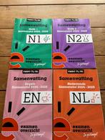 Samenvattingsboeken voor VMBO-TL/GL, Ned, Eng, NaSk 1 en 2, Ophalen of Verzenden, Zo goed als nieuw, VMBO