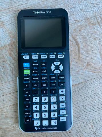 Grafische rekenmachine TI-84 plus CE-T beschikbaar voor biedingen
