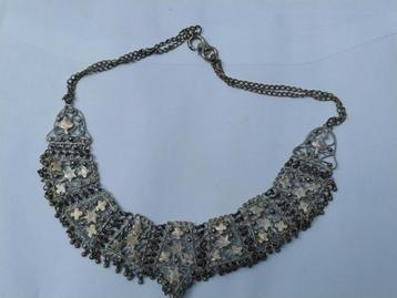 Vintage Zilveren Ketting - Goede Staat beschikbaar voor biedingen