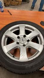 Autec velgen + Continental winter contact banden, Ophalen, Gebruikt