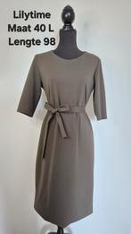 Jurk Lilytime maat 40 mosgroen, Kleding | Dames, Maat 38/40 (M), Ophalen of Verzenden, Zo goed als nieuw, Groen