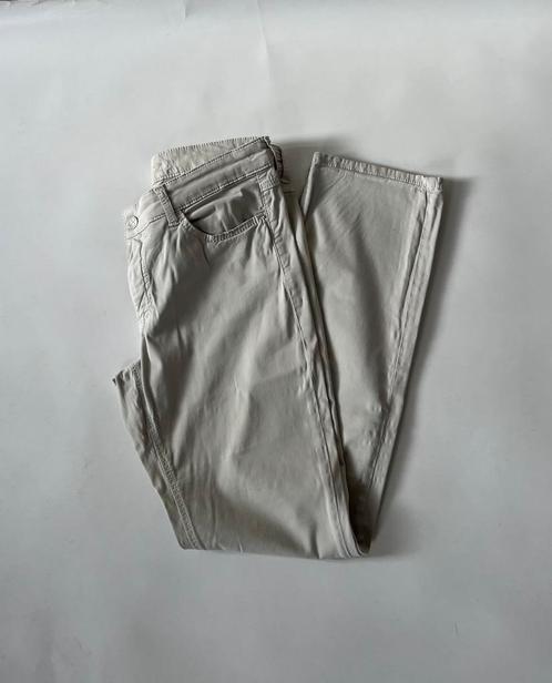 MAC Dream cotton beige broek, maat 40/32, Kleding | Dames, Broeken en Pantalons, Gedragen, Maat 38/40 (M), Beige, Lang, Ophalen of Verzenden