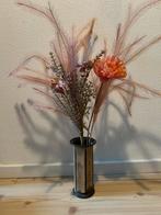 Vintage vaas met nep bloemen, Ophalen, Zo goed als nieuw