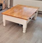 Salontafel met la te koop, Huis en Inrichting, Tafels | Salontafels, Ophalen, Gebruikt, 100 tot 150 cm, Eikenhout