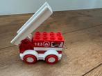 duplo lego brandweerauto met ladder 10917, Ophalen of Verzenden, Zo goed als nieuw, Duplo