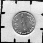 Munt Tsjechoslowakije 1 haler 1953., Postzegels en Munten, Munten | Europa | Niet-Euromunten, Losse munt, Overige landen, Verzenden