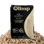 Olimp top kwaliteit pellets! Nu aanbieding €385,- op=op, 6 m³ of meer, Ophalen, Overige houtsoorten, Blokken