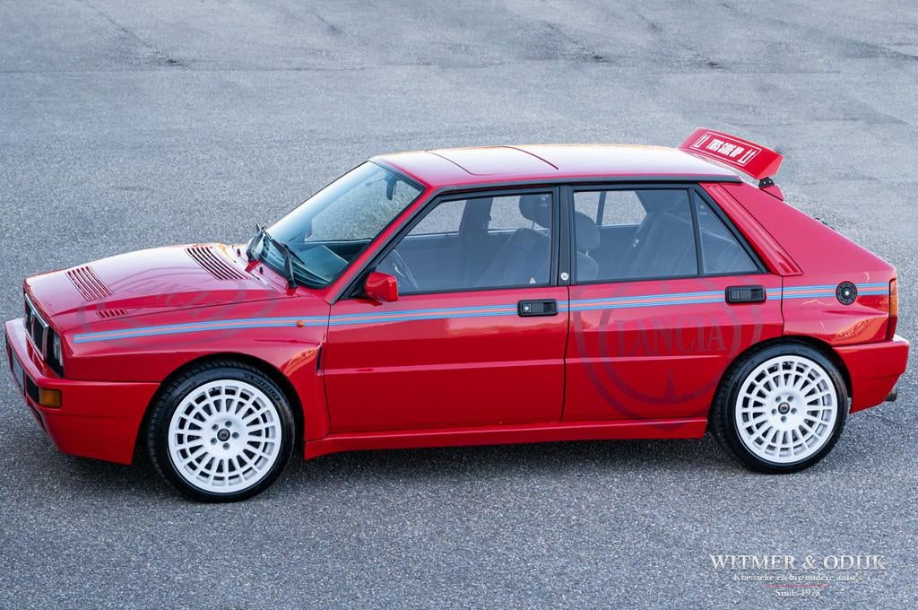 Lancia Delta 2.0 HF Integrale EVO1 (bj 1991), Auto's, Lancia, Zwart, 4 cilinders, Alcantara, Handgeschakeld