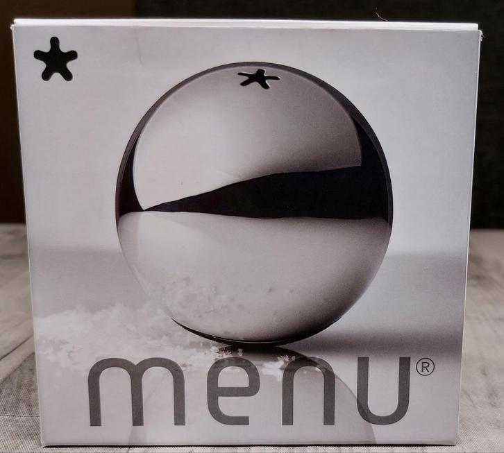 Menu Zoutstrooier grove korrel., Huis en Inrichting, Keuken | Keukenbenodigdheden, Zo goed als nieuw, Ophalen of Verzenden