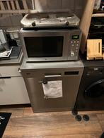 ETNA ECM243RVS Combimagnetron - Grill & Hetelucht, Witgoed en Apparatuur, Magnetrons, Combimagnetron, Gebruikt, Grill, Ophalen of Verzenden