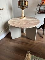 Marmer salontafel, 100 tot 150 cm, Zo goed als nieuw, Minder dan 50 cm, Rechthoekig