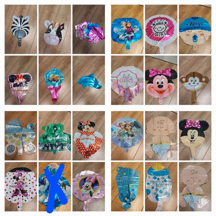 Partij losse ballonnen, Hobby en Vrije tijd, Feestartikelen, Zo goed als nieuw, Versiering, Ophalen of Verzenden