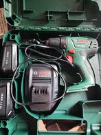 Bosch PSR 1440 LI-2 Boormachine met 2 Accu's, Ophalen, Zo goed als nieuw, Boor- en Schroefmachine, Variabele snelheid