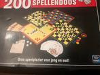 200 spellendoos, Hobby en Vrije tijd, Gezelschapsspellen | Bordspellen, Drie of vier spelers, Ophalen, Gebruikt