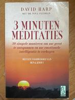 3 Minuten Meditaties - David Harp, Boeken, Ophalen of Verzenden, Gelezen, Meditatie of Yoga, Instructieboek