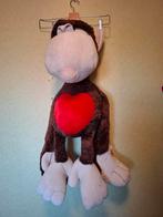 knuffel aap met groot hart gamble pleasure 77 cm, Ophalen of Verzenden, Zo goed als nieuw, Overige typen