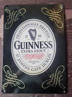 GUINNESS BEER - 189 - FRAAIE PLAAT  " EXTRA STOUT "., Ophalen, Nieuw, Reclamebord, Plaat of Schild, Overige merken