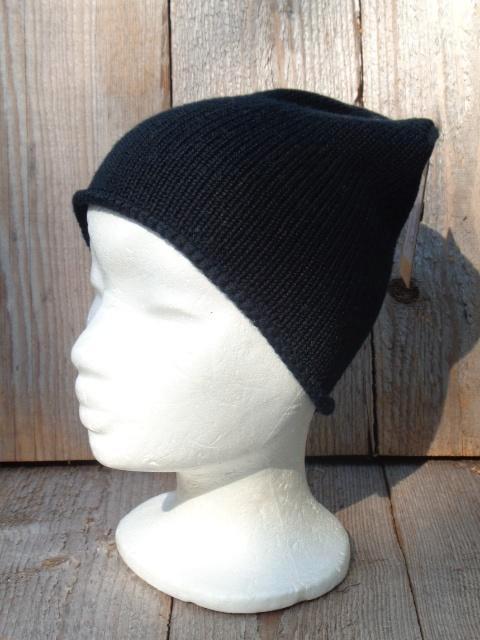 Zwarte merino wollen muts van Fiebig  maat One size, Kleding | Dames, Mutsen, Sjaals en Handschoenen, Nieuw, Muts, Maat 38/40 (M)